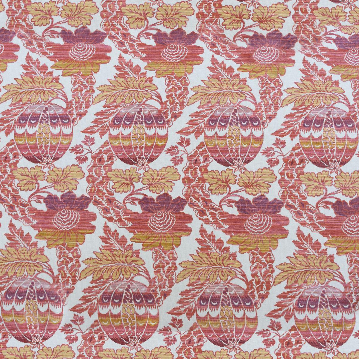 Gaston Y Daniela ALEJANDRA ROSA/AMARILLO Upholstery Fabric