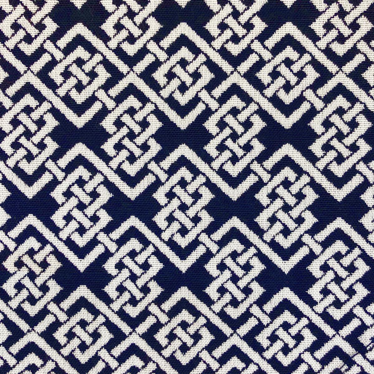 Gaston Y Daniela EPHRAIM NAVY Upholstery Fabric