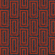 Gaston Y Daniela CALEB GRIS/ROJO Upholstery Fabric
