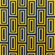 Gaston Y Daniela CALEB AMARILLO/NAVY Upholstery Fabric