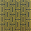 Gaston Y Daniela CALEB AMARILLO/NAVY Upholstery Fabric