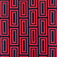 Gaston Y Daniela CALEB ROJO/NAVY Upholstery Fabric