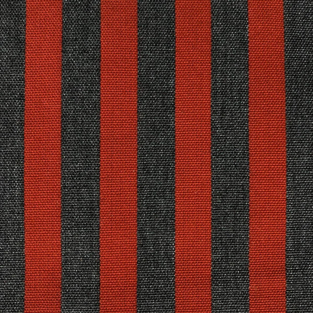 Gaston Y Daniela BENJAMIN GRIS/ROJO Upholstery Fabric