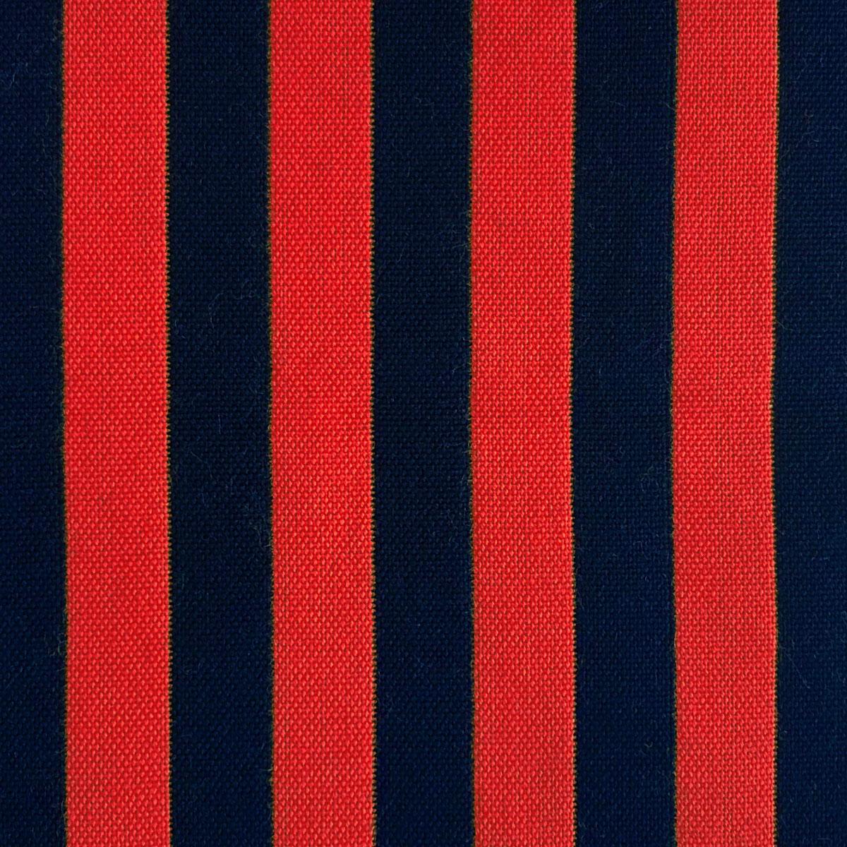 Gaston Y Daniela BENJAMIN ROJO/NAVY Upholstery Fabric