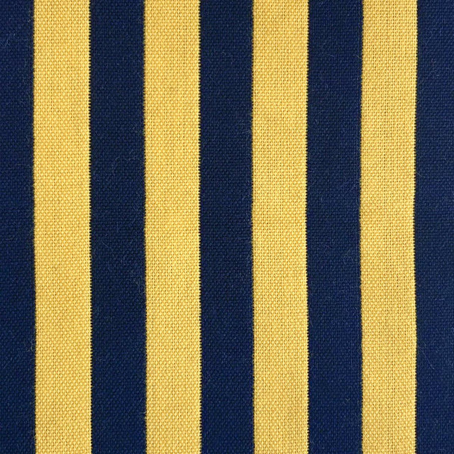 Gaston Y Daniela BENJAMIN AMARILLO/NAVY Upholstery Fabric