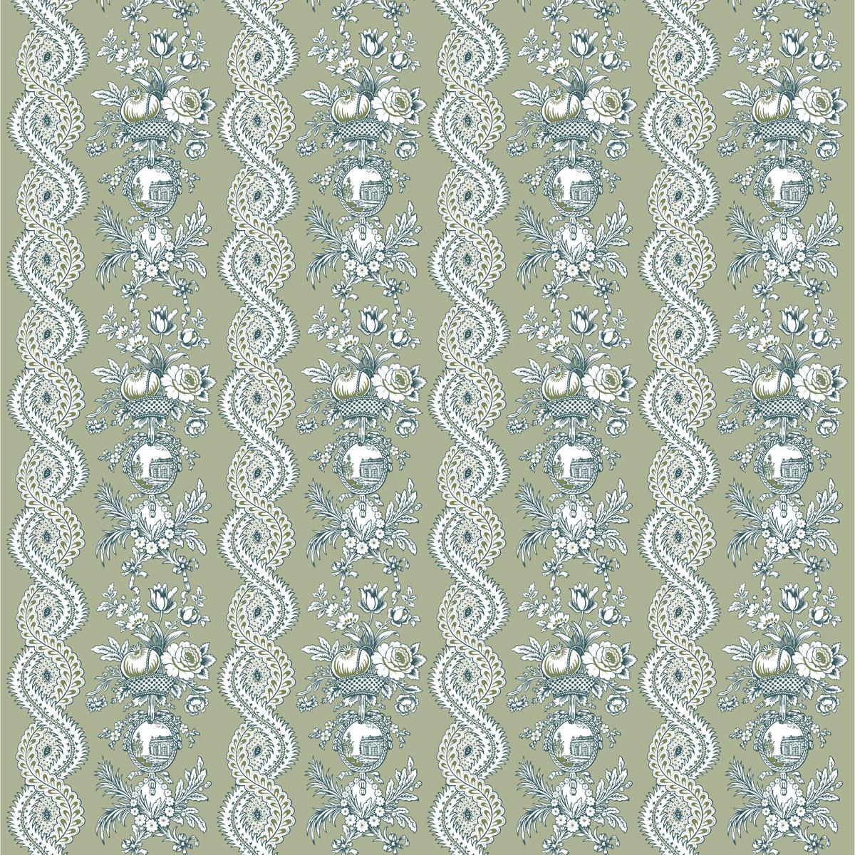Gaston Y Daniela PILARA VERDE Fabric