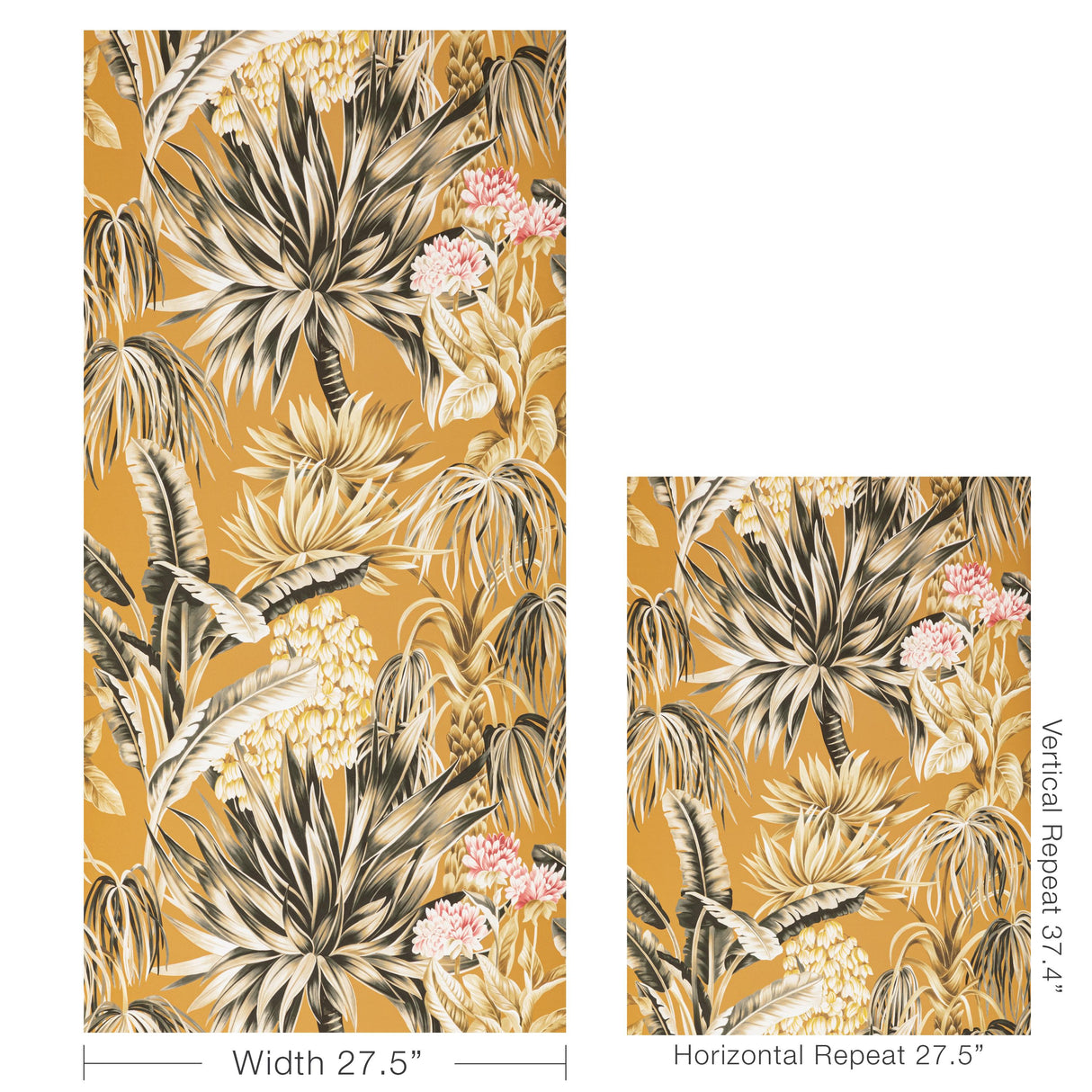 Lee Jofa CALUYA PAPER BRONZE Wallpaper