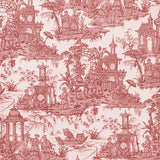 Lee Jofa PAGODA TOILE PAPER GARNET Wallpaper
