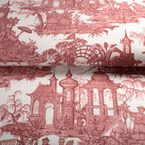 Lee Jofa PAGODA TOILE PAPER GARNET Wallpaper