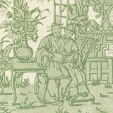 Lee Jofa PAGODA TOILE PAPER GREEN Wallpaper