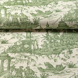 Lee Jofa PAGODA TOILE PAPER GREEN Wallpaper