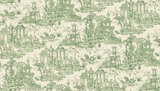Lee Jofa PAGODA TOILE PAPER GREEN Wallpaper