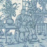 Lee Jofa PAGODA TOILE PAPER BLUE Wallpaper