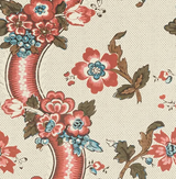Lee Jofa BENDAY PAPER RED/BLUE Wallpaper