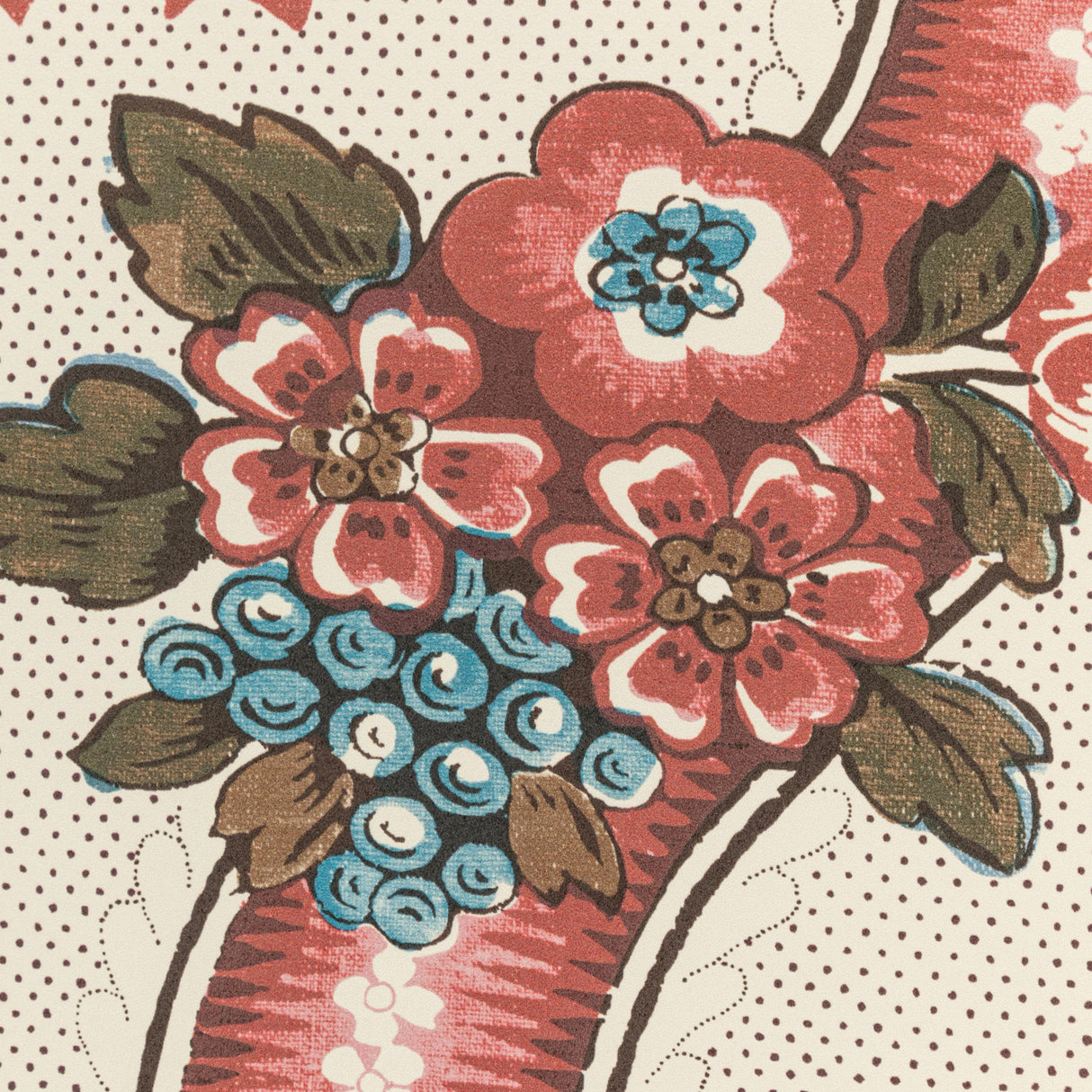 Lee Jofa BENDAY PAPER RED/BLUE Wallpaper