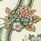 Lee Jofa BENDAY PAPER GREEN/ROSE Wallpaper