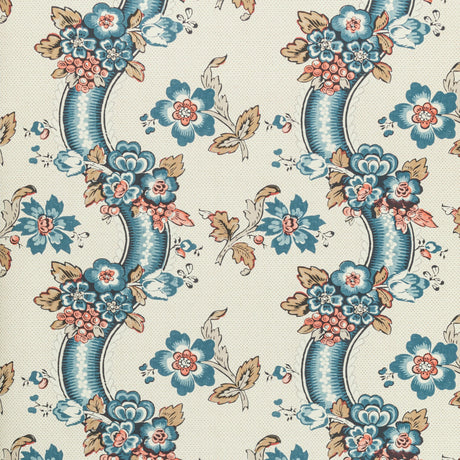Lee Jofa BENDAY PAPER DENIM/BERRY Wallpaper