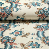 Lee Jofa BENDAY PAPER DENIM/BERRY Wallpaper