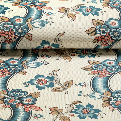 Lee Jofa BENDAY PAPER DENIM/BERRY Wallpaper