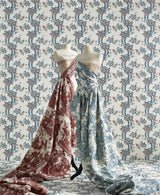 Lee Jofa BENDAY PAPER DENIM/BERRY Wallpaper
