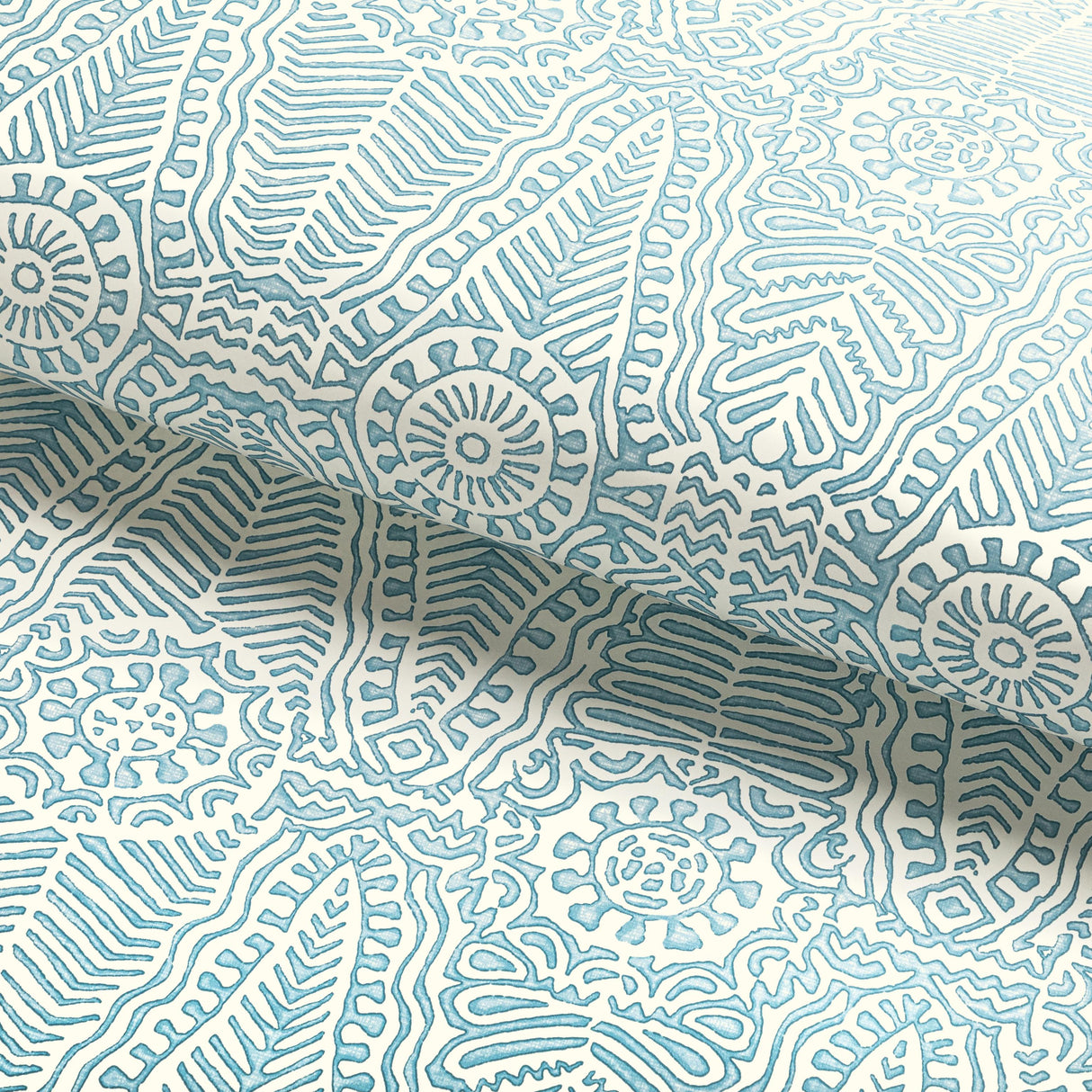 Lee Jofa DRAYTON PAPER AEGEAN Wallpaper