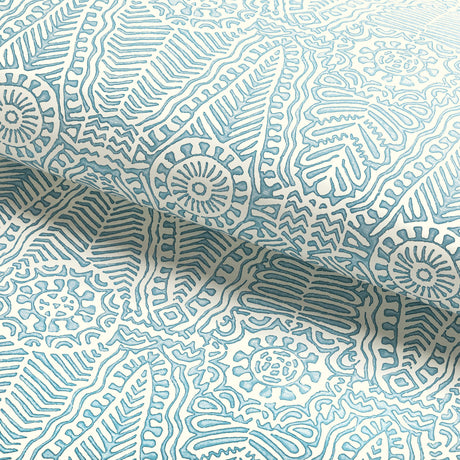 Lee Jofa DRAYTON PAPER AEGEAN Wallpaper