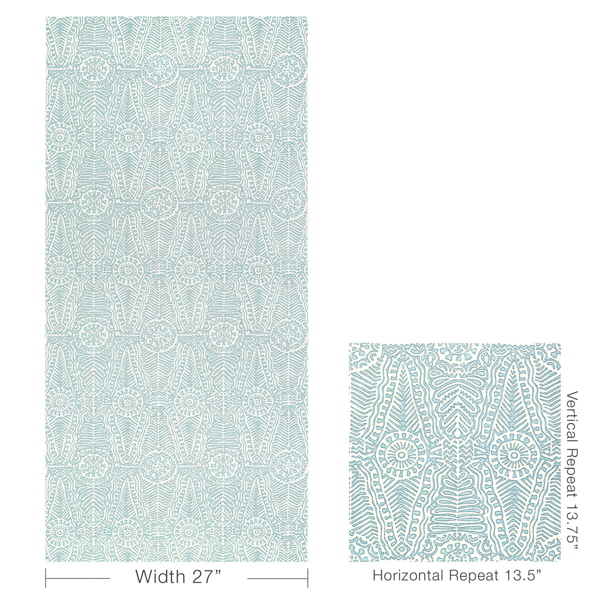 Lee Jofa DRAYTON PAPER AEGEAN Wallpaper