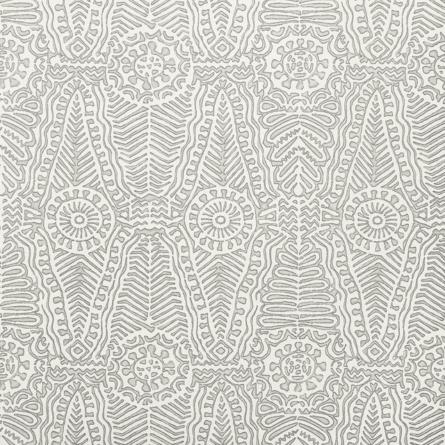 Lee Jofa DRAYTON PAPER SMOKE Wallpaper
