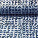 Lee Jofa YAMPA PAPER NAVY Wallpaper