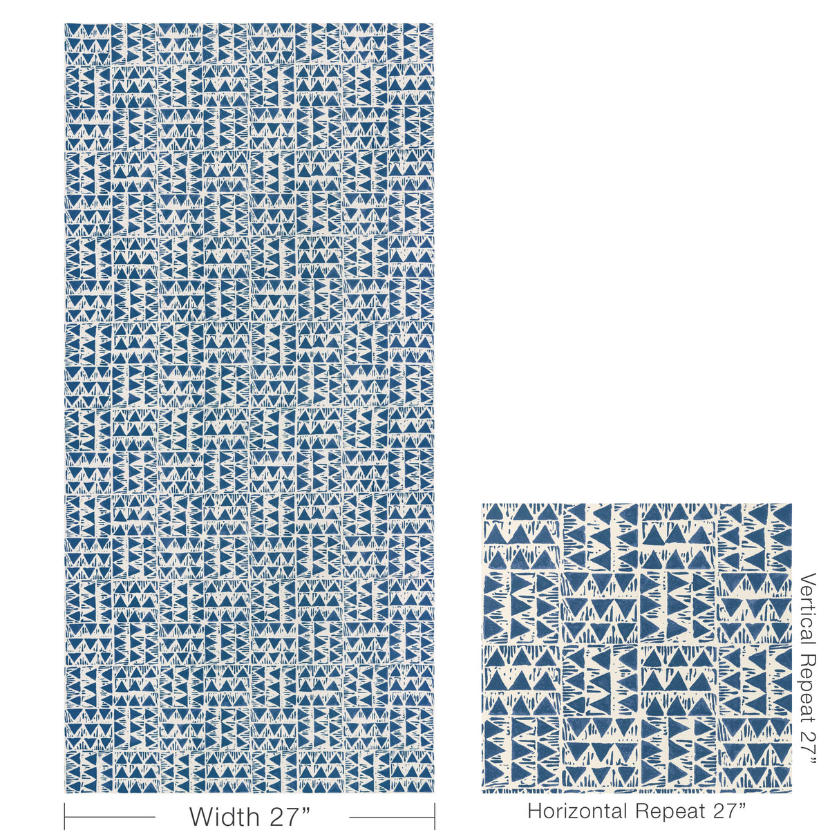 Lee Jofa YAMPA PAPER NAVY Wallpaper