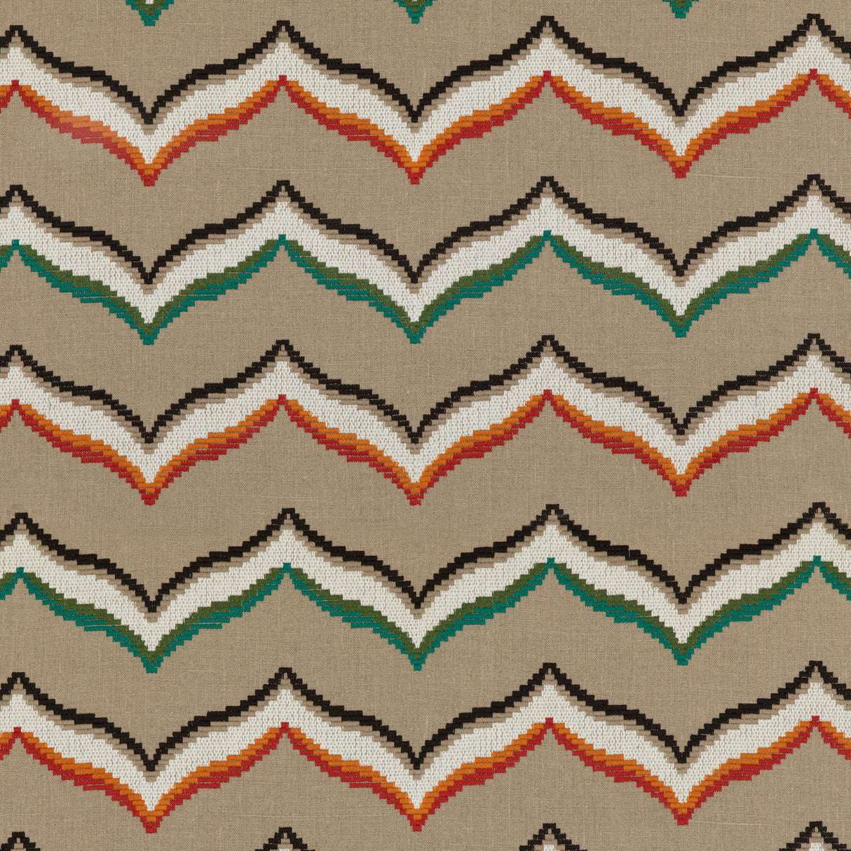 Baker Lifestyle SOMBRERO EMERALD/SPICE Fabric