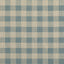 Baker Lifestyle BLOCK CHECK SOFT BLUE Upholstery Fabric
