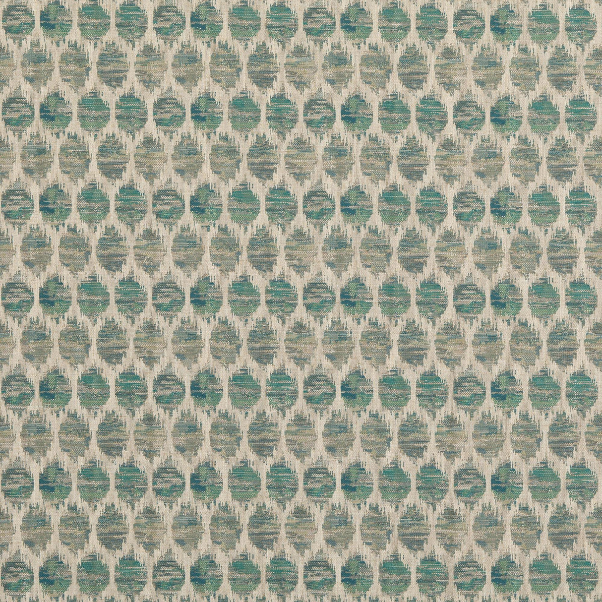 Baker Lifestyle HONEYCOMB AQUA Upholstery Fabric