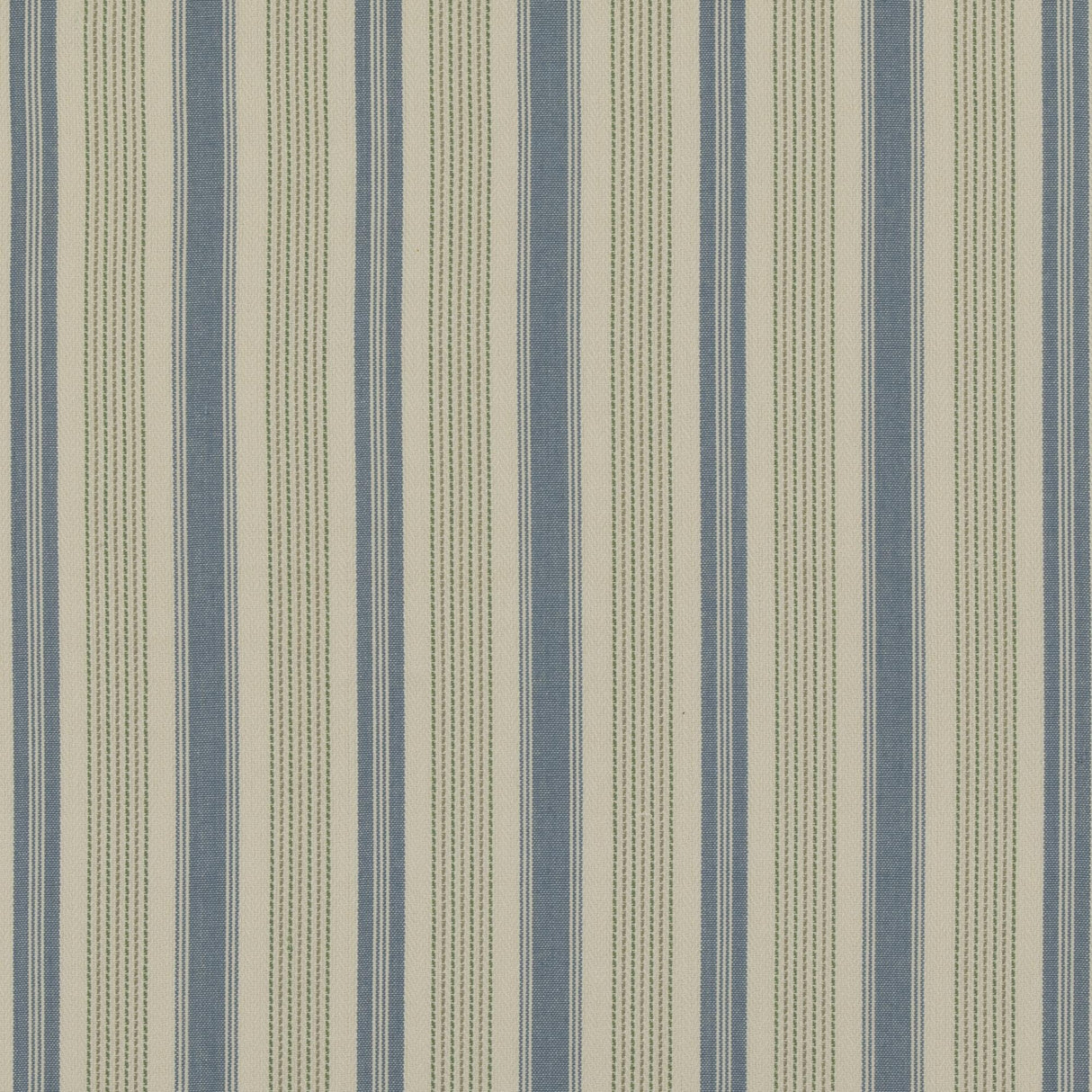 Baker Lifestyle PURBECK STRIPE BLUE/GREEN Fabric