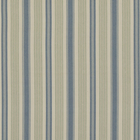 Baker Lifestyle PURBECK STRIPE BLUE/GREEN Fabric