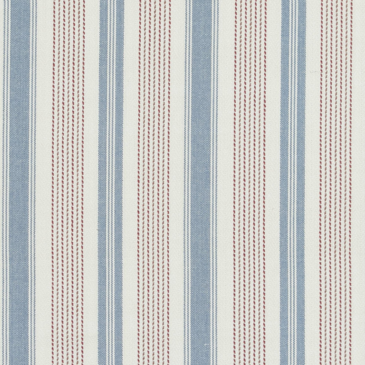 Baker Lifestyle PURBECK STRIPE RED/BLUE Fabric
