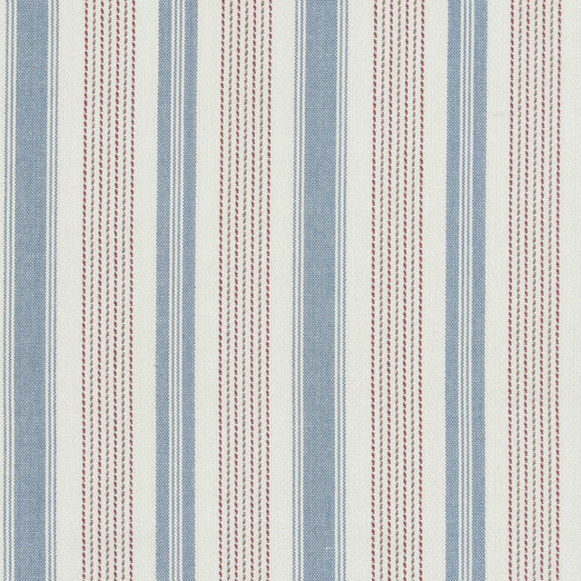 Baker Lifestyle PURBECK STRIPE RED/BLUE Fabric