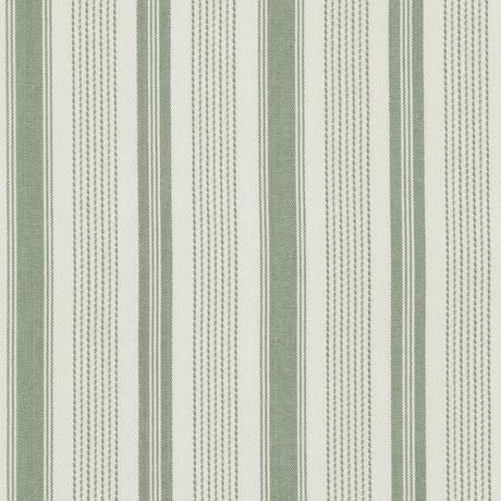 Baker Lifestyle PURBECK STRIPE GREEN Fabric