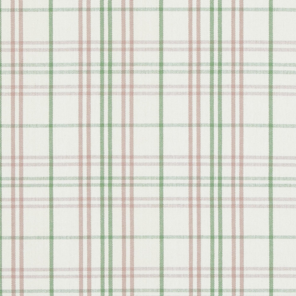 Baker Lifestyle PURBECK CHECK PINK/GREEN Fabric
