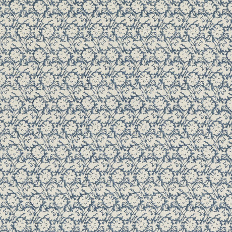 Baker Lifestyle FLOWER PRESS INDIGO Fabric