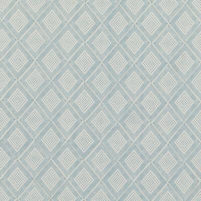 Baker Lifestyle BLOCK TRELLIS AQUA Fabric