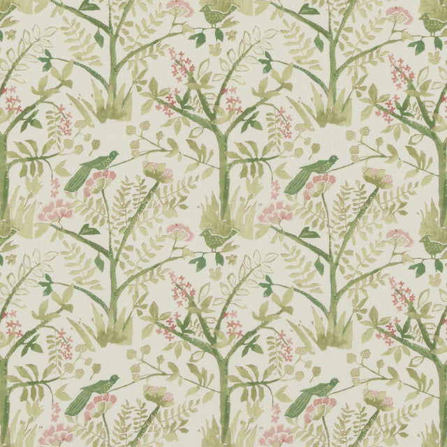 Baker Lifestyle LULWORTH GREEN/PINK Fabric