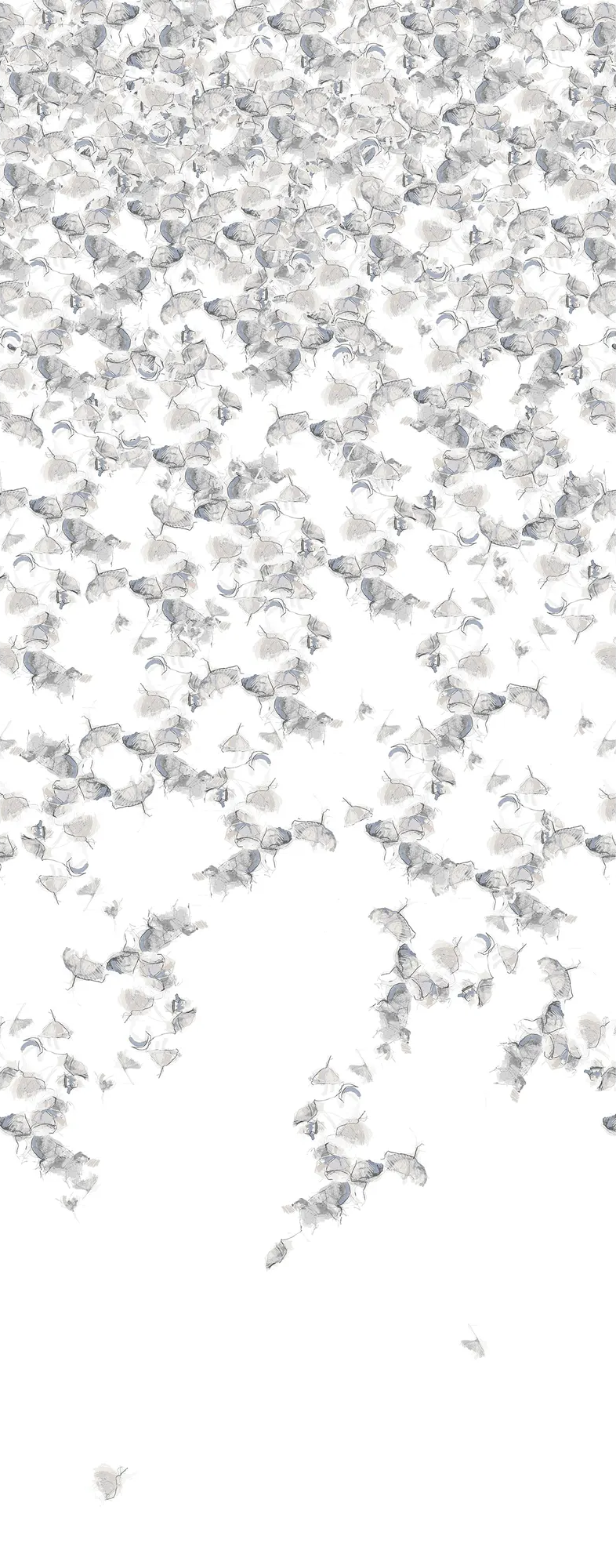Kravet FALLING GINKGO WINTER Wallpaper