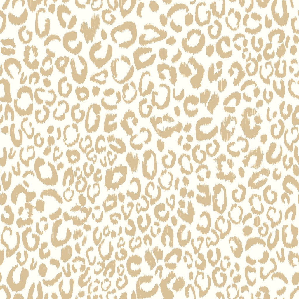 RoomMates Leopard Peel & Stick gold Wallpaper