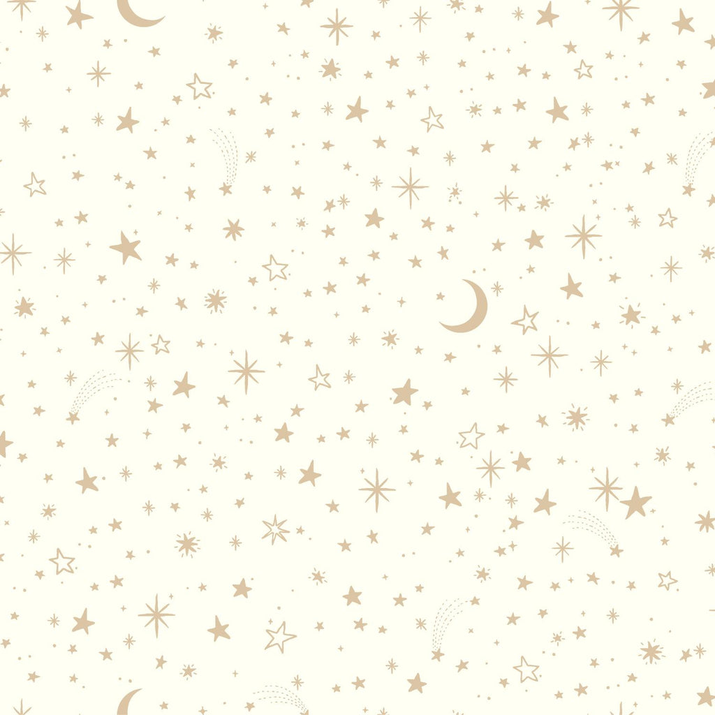 RoomMates Twinkle Little Star Gold Peel & Stick gold Wallpaper