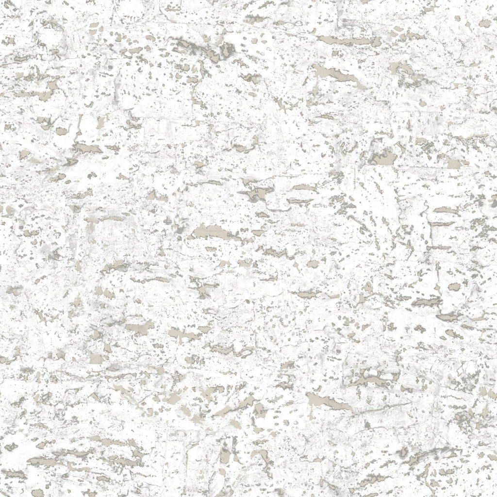 RoomMates Faux Cork Peel & Stick white Wallpaper