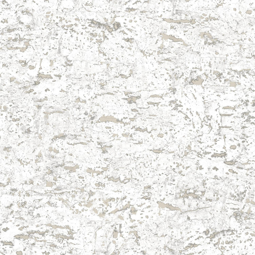 RoomMates Faux Cork Peel & Stick white Wallpaper