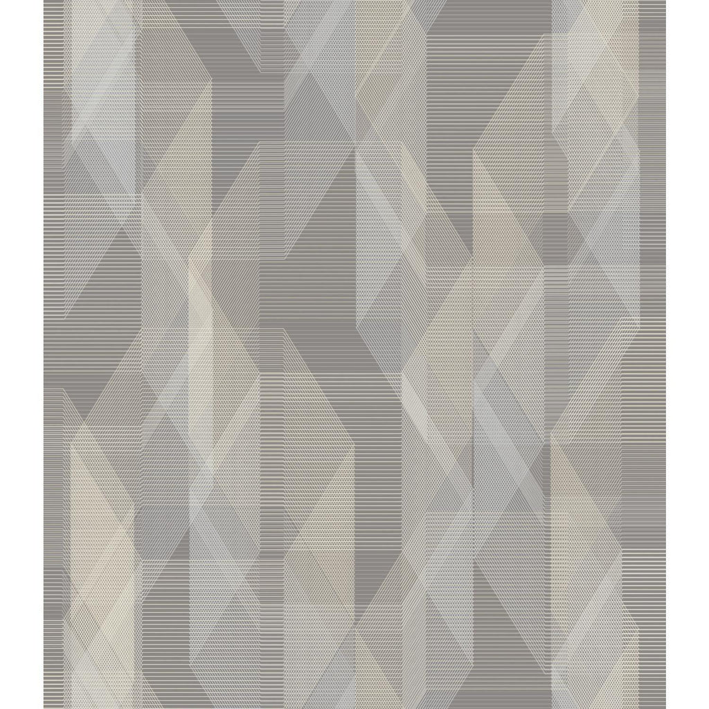 RoomMates Debonair Geometric Peel & Stick gray Wallpaper