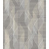 Roommates Debonair Geometric Peel & Stick Gray Wallpaper