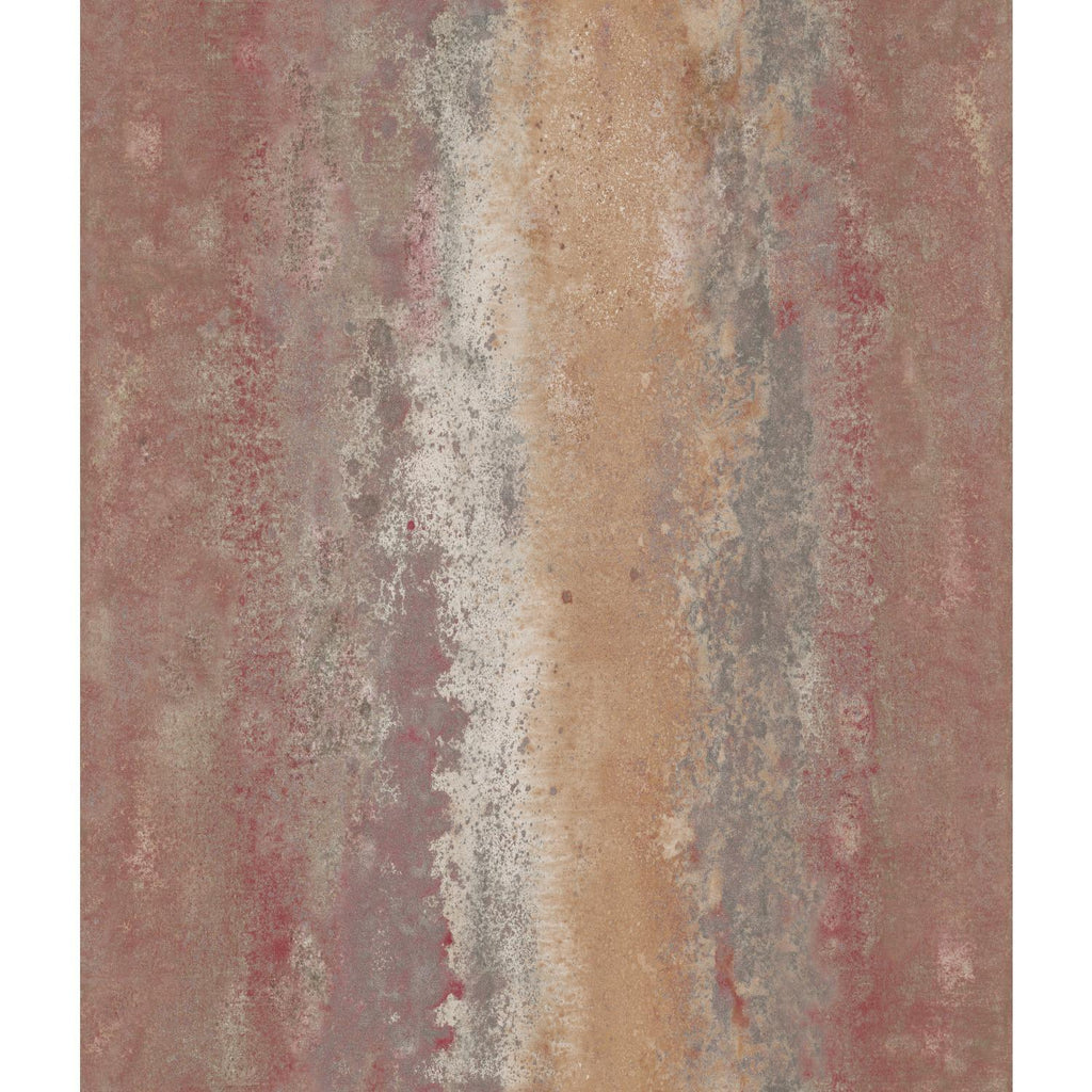 RoomMates Oxidized Metal Peel & Stick red Wallpaper